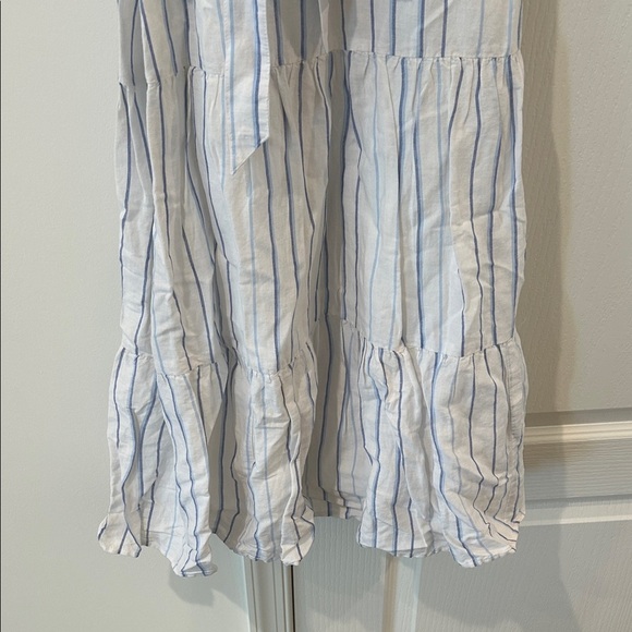 Talbots Blue and White Striped Maxi Dress - Picture 4 of 5
